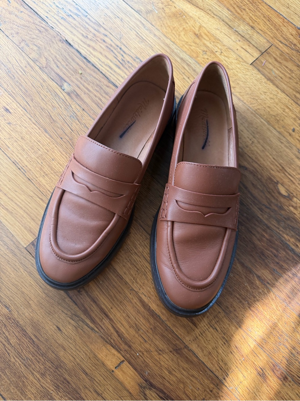 Madewell brown loafer size 9